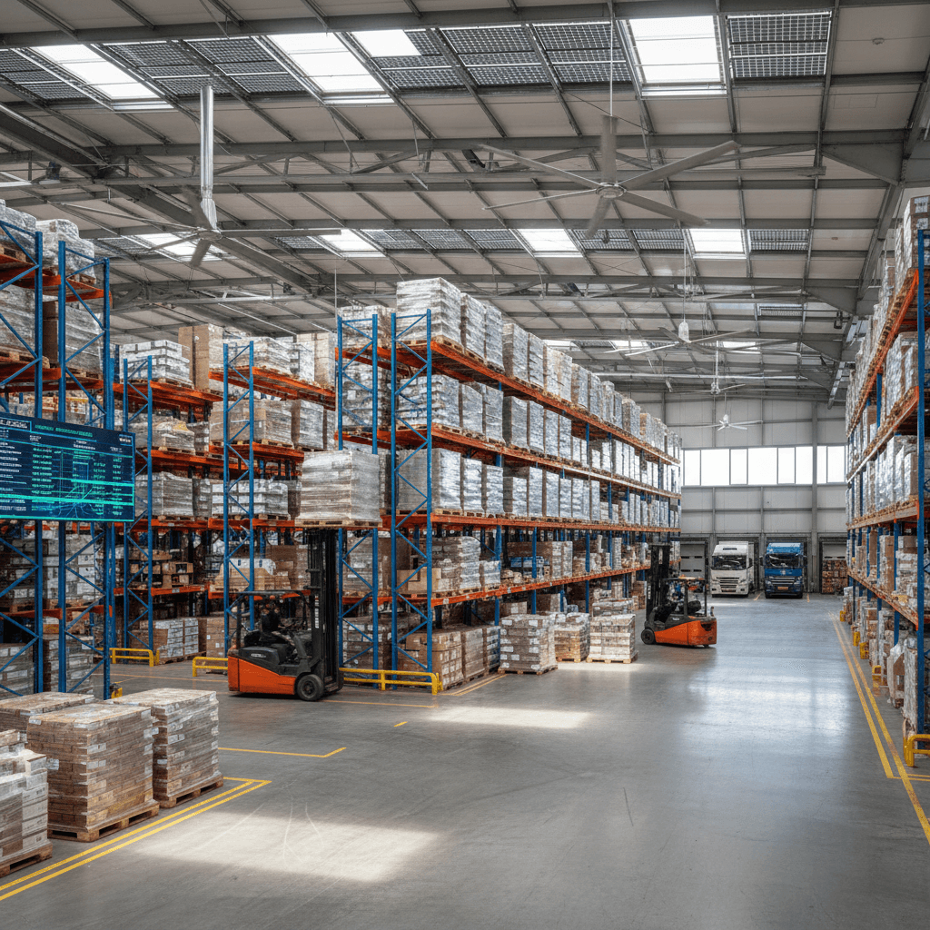 Hale, magazyny, składy